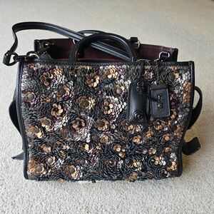 Coach Rogue Bag 30 with Leather Sequins